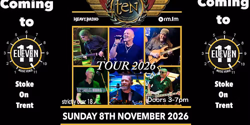 Ten live at Eleven Stoke on trent