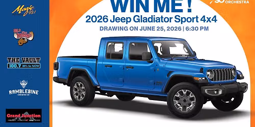 2026 Jeep Gladiator Fundraiser Raffle Drawing!