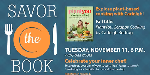 Savor the Book Cookbook Club (adults)