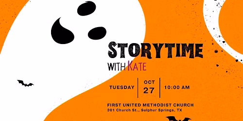 Storytime with Kate @ FUMC- Halloween Theme