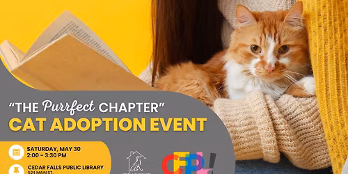 The Purrfect Chapter Cat Adoption Event
