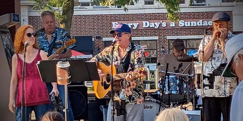 J&D Just Friends Playing at Downtown Downers Grove Car Show