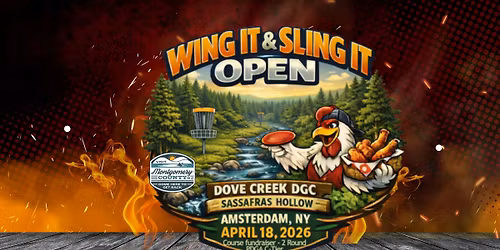  ADK Discs Presents - Wing it and Sling it Open at Dove Creek Sponsored by Visit Montgomery County