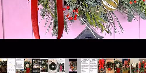 Deluxe Christmas Wreath Workshop