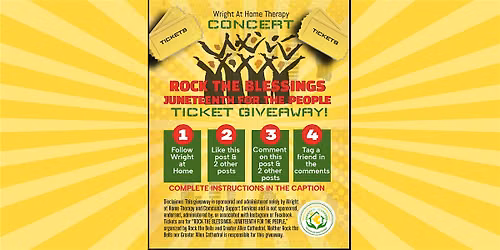 Rock The Blessings: Juneteenth For The People CONCERT TICKET GIVEAWAY!