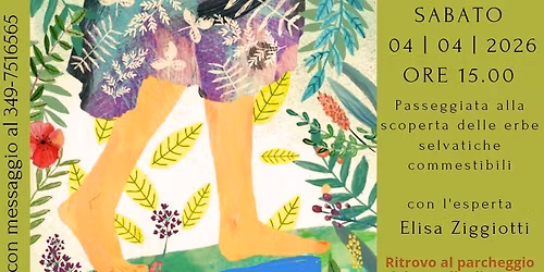 Passeggiata alla scoperta delle erbe selvatiche commestibili