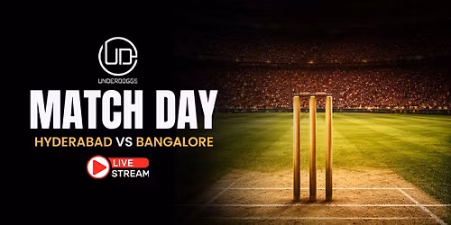 Screening of Hyderabad vs Bangalore at Underdoggs Hyderabad