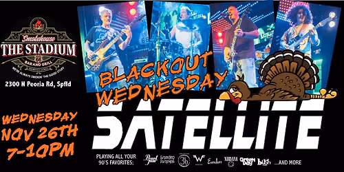 Blackout Wednesday at The Stadium