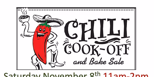 Chili Cook- off and Bake sale