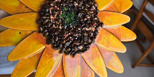 Sunflower cheeseboard or sign
