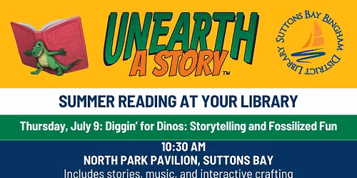 Summer Reading Event with Diggin\u2019 for Dinos: Storytelling and Fossilized Fun