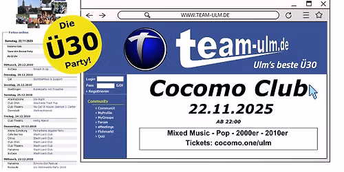 team-ulm Revival | die \u00fc30 party