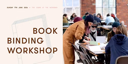 Book Binding Workshop - Sheffield - with Concrete Nature
