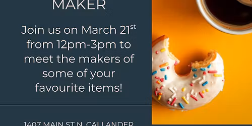 Meet the Maker - Food Edition