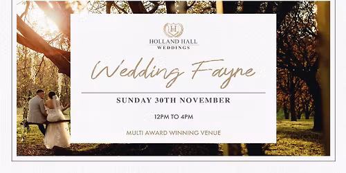 Wedding Fayre at Holland Hall