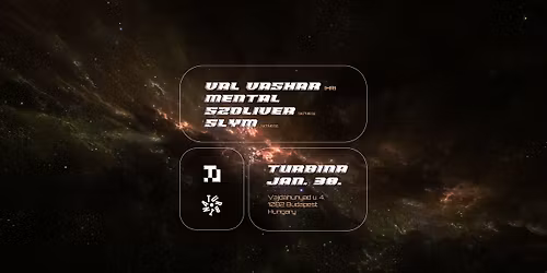 techlab.bp invites Val Vashar (HR), Mental @ Turbina, Nagyterem