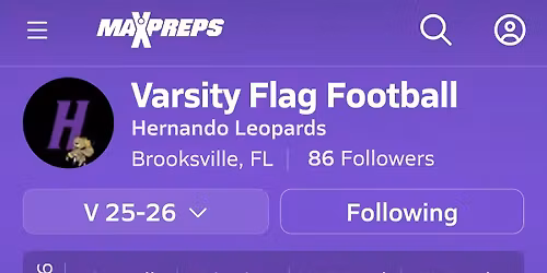 District Championship Game - HHS Lady Leopards vs. Nature Coast HS Sharks 