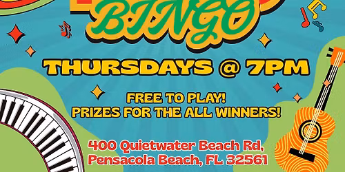 SoundCheck Music Bingo at Senor Frog's Pensacola Beach
