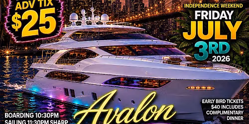 REGGAE & SOCA MEETS REGGAETON & DEMBOW ALL-WHITE YACHT PARTY