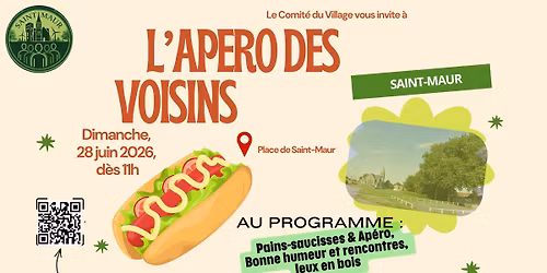 Ap\u00e9ro des voisins de Saint-Maur