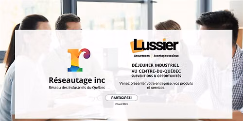 D\u00e9jeuner Industriel au Centre-du-Qu\u00e9bec