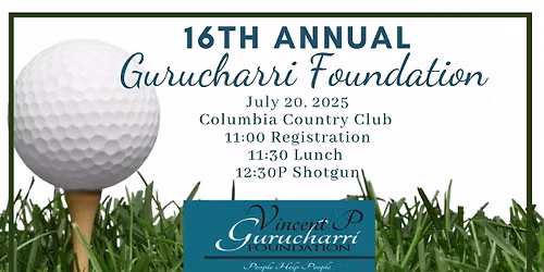 16th Annual Vincent P. Gurucharri Golf Tournament