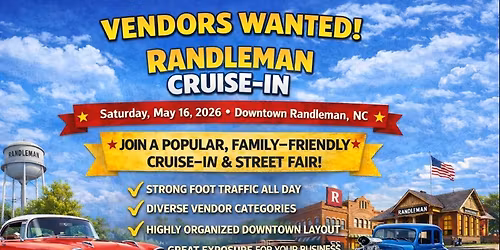 Randleman Cruise In Spring Event with Smokey & The Bandit Tribute