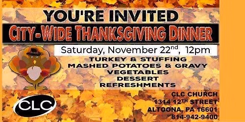17th annual citywide Thanksgiving dinner