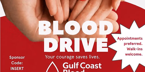 Gulf Coast Blood Drive