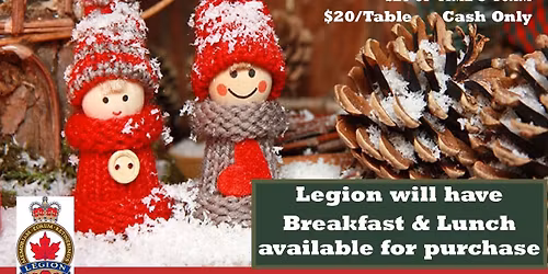 Christmas Craft Show-Vendors Needed 