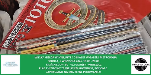 Wielka gie\u0142da winyli, p\u0142yt CD i kaset w Galerii Metropolia