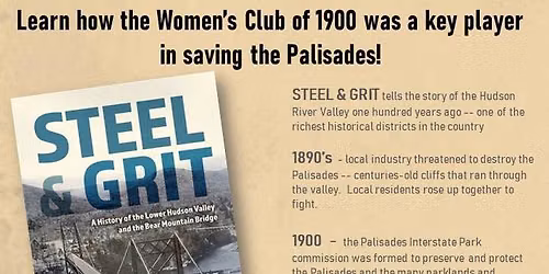 Steel & Grit: Author Talk at the Women's Club of Englewood, NJ
