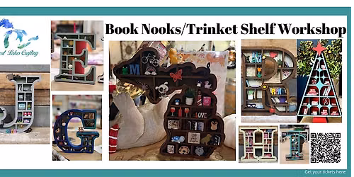 Garden City Book Nooks \/Trinket Shelf @ The Straight Farmhouse Museum