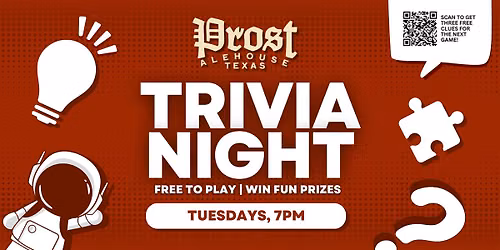 Pflugerville Trivia Night | Prost Alehouse