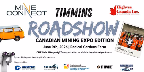 MineConnect Roadshow: Canadian Mining Expo Edition Timmins