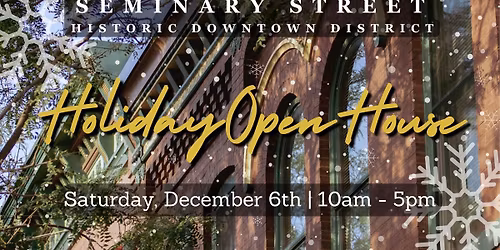 Seminary Street Holiday Open House