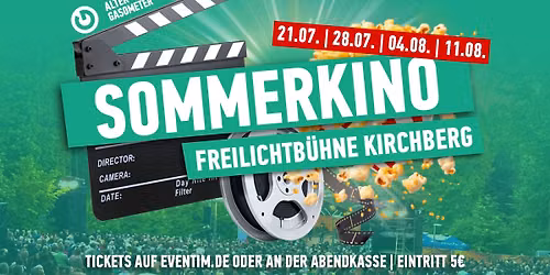 SOMMERKINO - Freilichtb\u00fchne Kirchberg