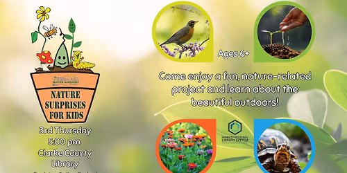 Nature Surprises @ Clarke County Library