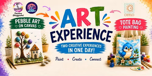Art Experience - Tote Bag & Pebble Art