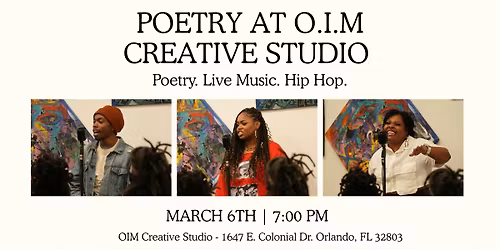 Poetry at O.I.M Creative Studio