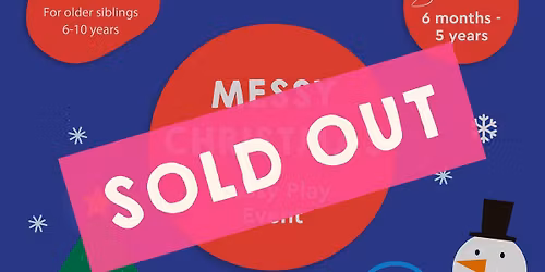 SOLD OUT - Messy Play \u2013 Gentleshaw Village Hall \u2013 Messy Christmas (with Santa visit)