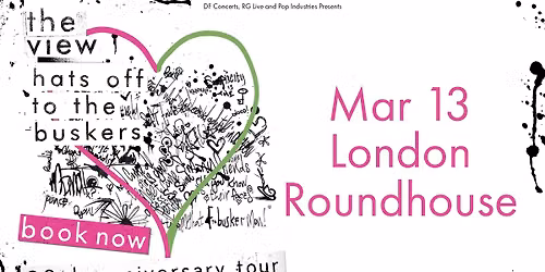 LONDON | The View \u2013 \u2018Hats Off To The Buskers\u2019 20th Anniversary Tour