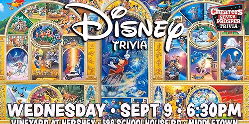 Disney Trivia at The Vineyard at Hershey - Middletown