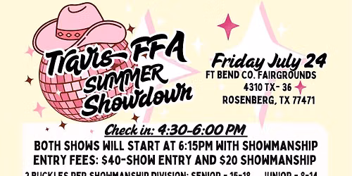 Travis FFA Summer Showdown 2026