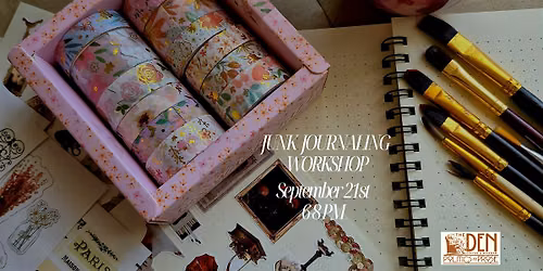 Junk Journaling  @ The Den Coffeehouse and Wine bar