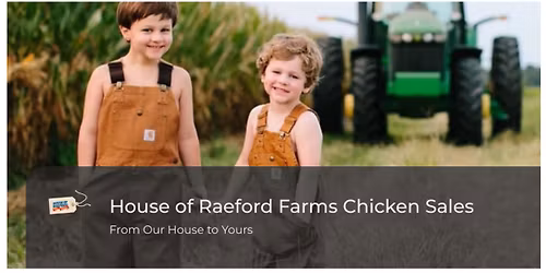 PENDLETON SC:  Fresh Chicken Bulk Sale 