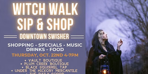 Witch Walk Sip & Shop