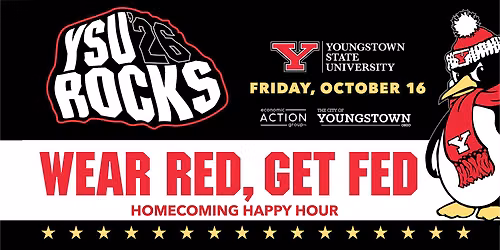 Wear Red, Get Fed! YSU Homecoming Restaurant Crawl