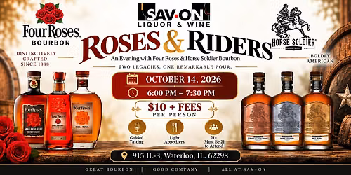 Roses & Riders: An Evening with Four Roses & Horse Soldier Bourbon
