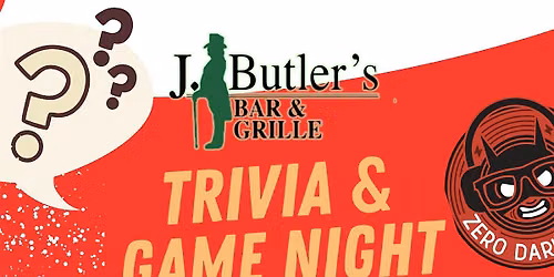 J. Butler\u2019s Monday Night Challenge: Trivia, Music Bingo & Family Feud